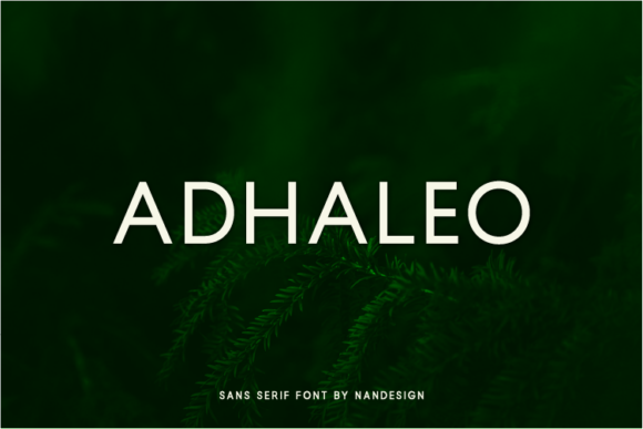 Adhaleo: A Versatile Sans Serif Font for Editorial Design