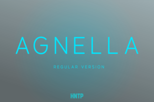 Agnella: A Modern Sans Serif Typeface for Digital Design