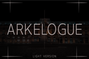 Arkelogue Light: A Clean Typeface for Polished Branding