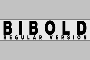 Bibold: A Structural Sans Serif Font for Bold Branding