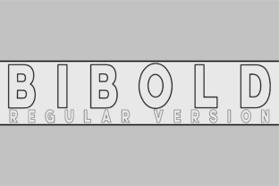 Bibold Outline: A Structural Sans Serif for Editorial Design