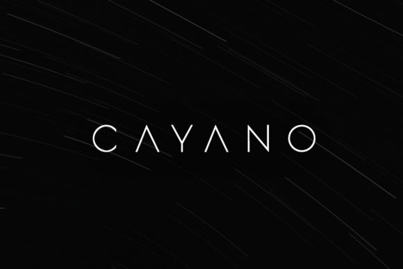 Cayano: A Refined Sans Serif Typeface for Modern Editorial Design
