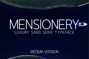 Elevate Your Brand with the Mensionery Medium Typeface