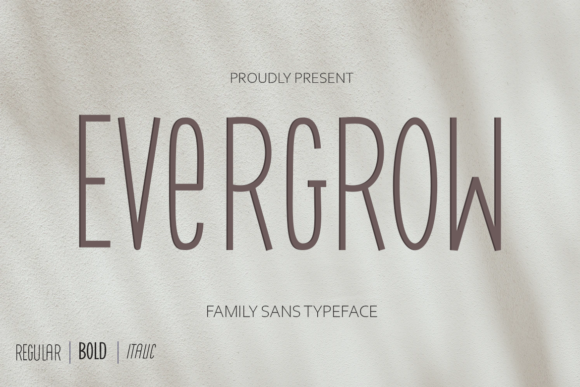 Evergrow: The Sans Serif Font That Elevates Campaign Design