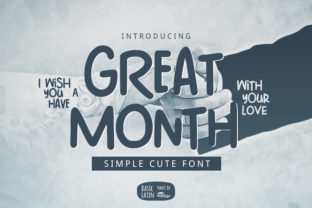 Great Month: A Fresh Sans Serif for Modern Branding