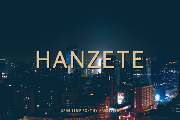 Hanzete: A Clean Typeface for Modern Web Design