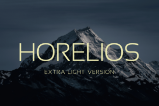 Horelios Extra Light: A Refined Sans Serif for Editorial Design
