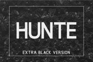 Hunte Extra Black: A Bold Sans Serif for Modern Editorial Design