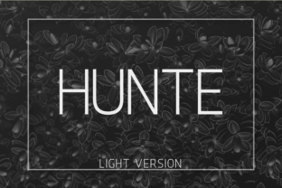 Hunte Light: A Clean Sans Serif Font for Modern Web Design