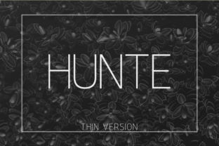 Hunte Thin: A Minimalist Sans Serif Font for Modern Web Design
