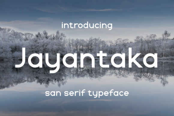 Jayantaka: A Clean Sans Serif Typeface for Modern Editorial Design