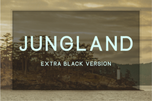 Jungland Extra Black: A Bold Typeface for Small Business Branding