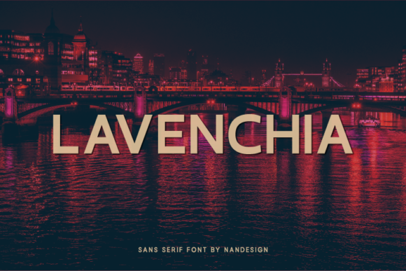 Lavenchia Font: Minimal Sans Serif for Web Design