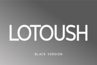 Lotoush Black: A Bold Typeface for Modern Web Design
