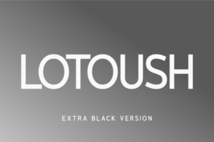 Lotoush Extra Black: A Bold Typeface for Modern Web Design
