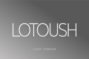 Lotoush Light: A Versatile Typeface for Modern Branding