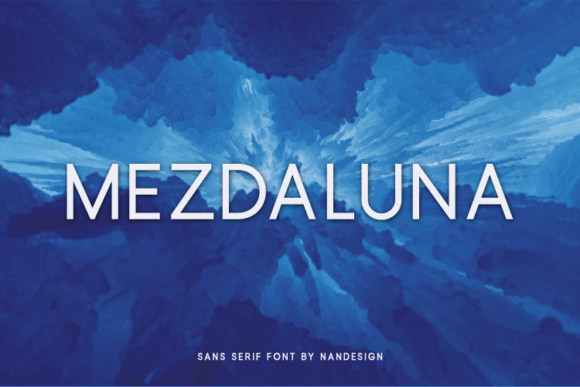 Mezdaluna: A Clean Sans Serif Typeface