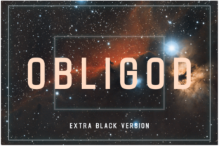 Obligod Extra Black: A Bold Sans Serif for Editorial Impact