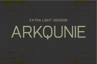 Refining Editorial Design with Arkqunie Outline Extra Light Typeface