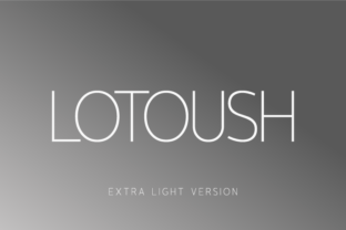Refining Editorial Design with the Lotoush Extra Light Typeface