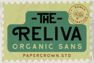 Reliva: The Organic Sans Serif Font for Scroll-Stopping Design