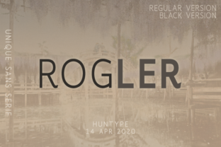 Rogler: The Clean Sans Serif Font for Clear Campaigns