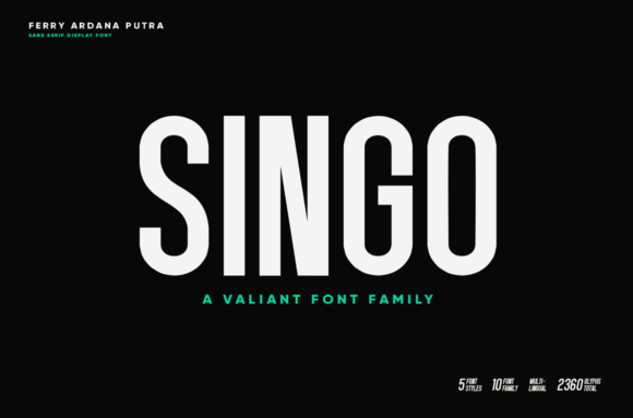 Singo Font: The Bold Typeface for High-Impact Campaigns