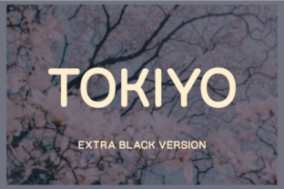 Tokiyo Extra Black: A Bold Sans Serif Font for Makers