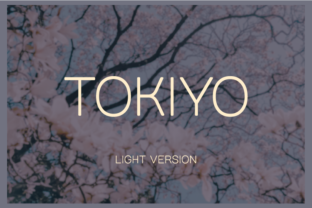 Tokiyo Light: A Modern Sans Serif Typeface for Branding