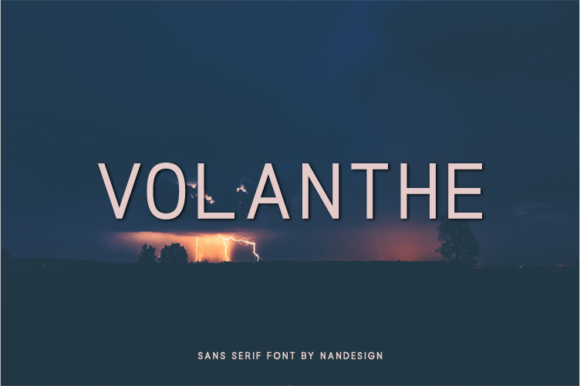 Volanthe: A Minimal Sans Serif Font for Web Design
