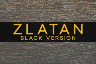 Zlatan Black: A Bold Sans Serif Font for Campaigns